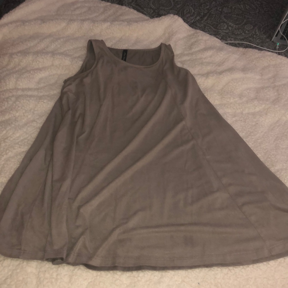 Suede dress